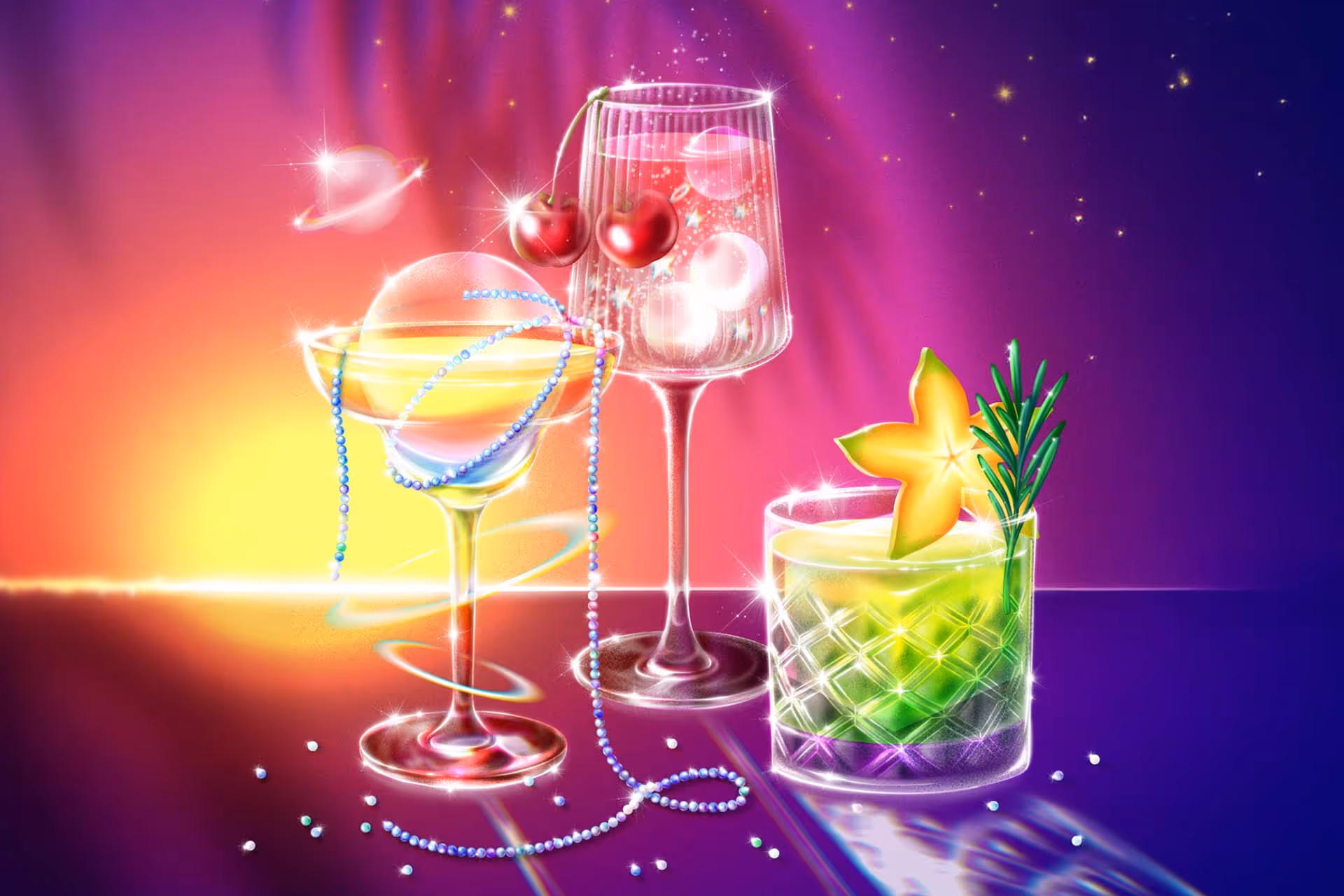 Colourful digital artwork